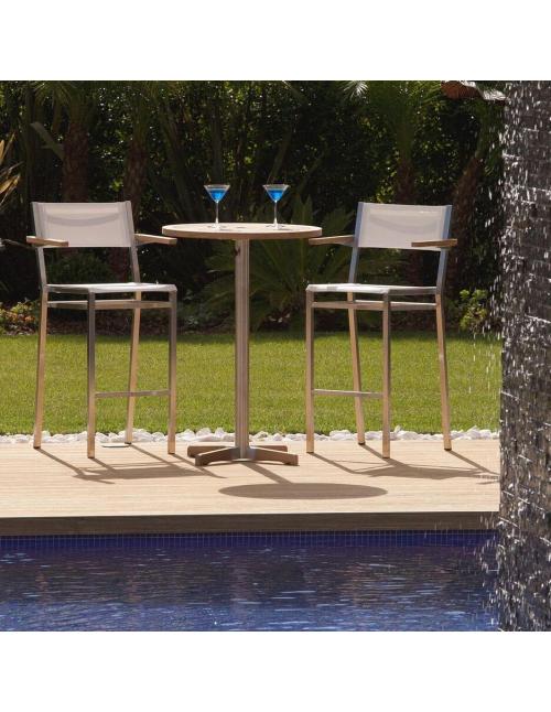 Barlow Tyrie Equinox 2 Seater High Dining Set