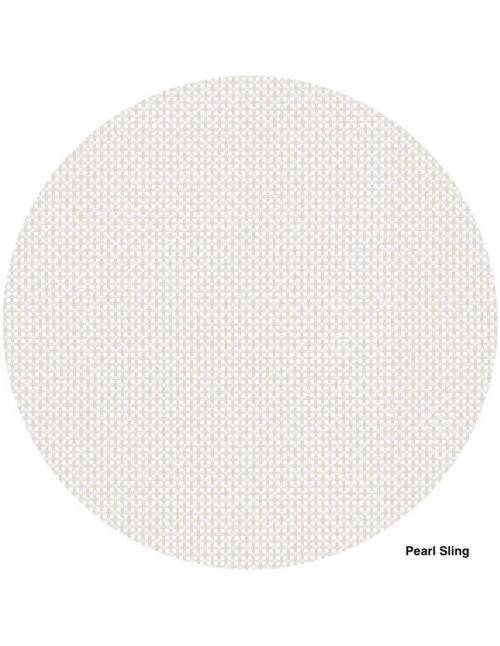 Barlow Tyrie Aura Stacking Dining Chair – Arctic White Frame with Pearl Sling