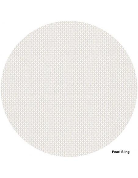 Barlow Tyrie Aura Stacking Dining Chair – Arctic White Frame with Pearl Sling