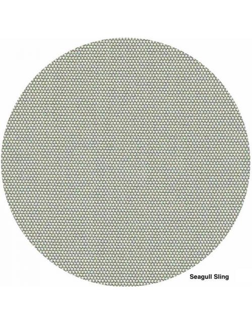 Barlow Tyrie Mercury Powder Coated Stacking Dining Armchair – Arctic White Frame with Seagull Sling
