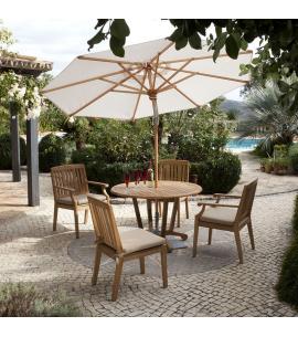 Barlow Tyrie Chesapeake 4 Seater Dining Se