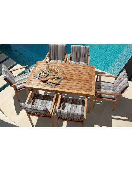 Barlow Tyrie Linear 6 Seater Dining Set