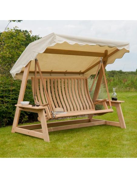 Alexander Rose Bengal Roble Swing Seat with Canopy