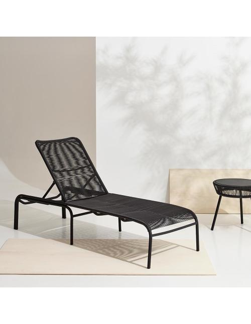 Vincent Sheppard Loop Sunlounger in Black