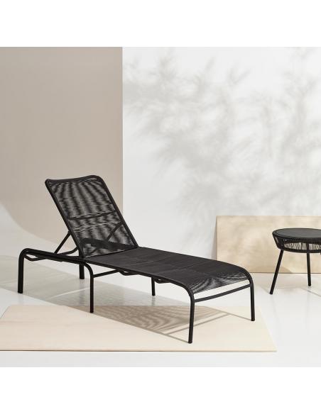 Vincent Sheppard Loop Sunlounger in Black
