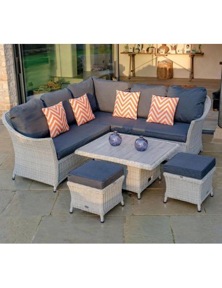 Bramblecrest Monterey Dove Grey Modular Mini Casual Dining Set