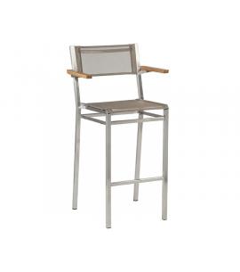  Barlow Tyrie Equinox High Dining Carver Chair with Titanium Sling
