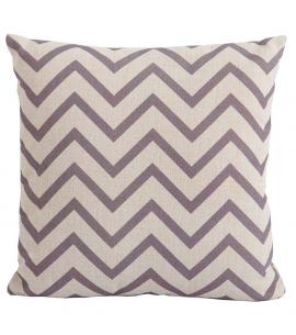 Bramblecrest UBSC17 Chevron Cocoa Square Season-Proof Scatter Cushion