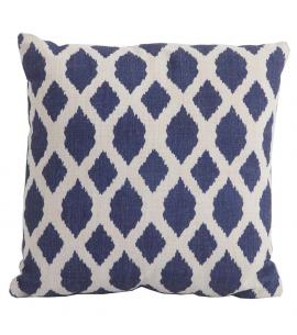 Bramblecrest Harlequin Blue Trellis Season-Proof Scatter Cushion