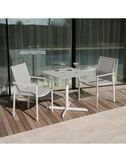 Barlow Tyrie Equinox 70cm Square Pedestal Table...