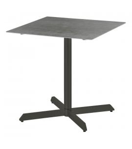 Barlow Tyrie Equinox 70cm Square Pedestal Table (Graphite)