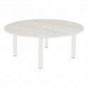 Barlow Tyrie Equinox 180cm Round Table (Arctic White)