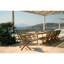 Barlow Tyrie Horizon Folding Side Chair with Titanium Sling 