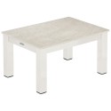 Barlow Tyrie Equinox 49cm Rectangular Lounger Table (Arctic White)