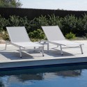 Barlow Tyrie Equinox 49cm Rectangular Lounger Table (Arctic White)