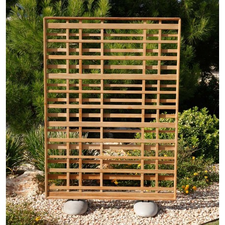 Barlow Tyrie Woodland Portrait Teak Screen with...