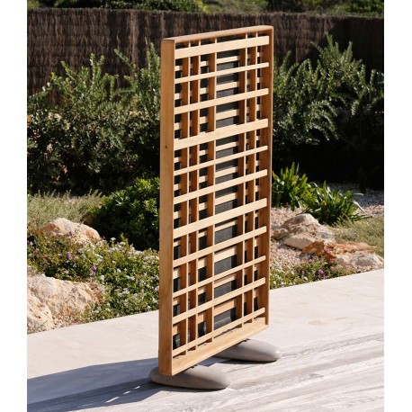 Barlow Tyrie Woodland Portrait Teak Screen with...