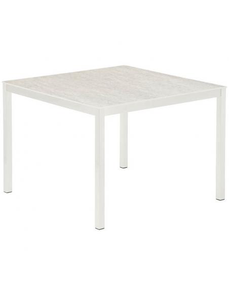 Barlow Tyrie Equinox & Mercury 4 Seater Dining Set - Arctic White