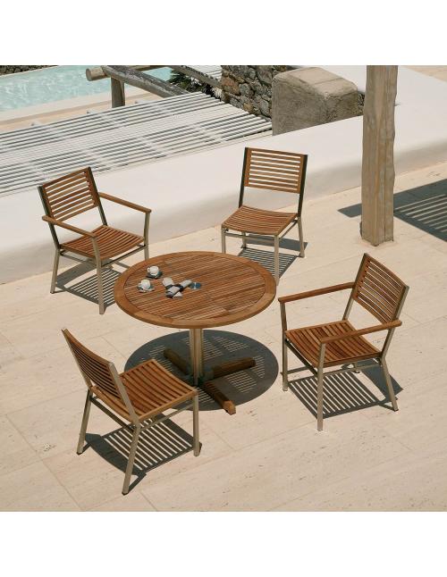 Barlow Tyrie Equinox 4 Seater Dining Set