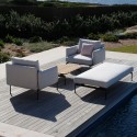 Barlow Tyrie Layout DS Double Ottoman (Forge Grey)