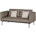 Barlow Tyrie Layout DS Two Seater Settee with High Arms (Forge Grey)
