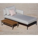 Barlow Tyrie Layout DS Single Chaise Lounge with Low Arms (Forge Grey)