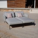 Barlow Tyrie Layout DS Double Chaise Lounge with Low Arms (Forge Grey)