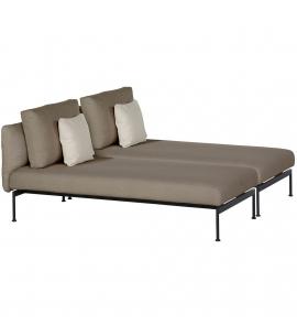 Barlow Tyrie Layout DS Double Lounger (Forge Grey)