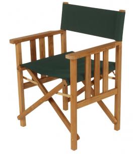 Barlow Tyrie Safari Folding Armchair in Forest Green