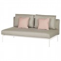 Barlow Tyrie Layout DS Double Bench (Arctic White)