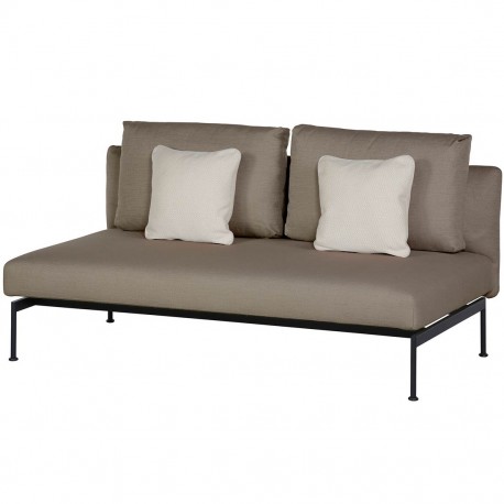 Barlow Tyrie Layout DS Double Bench (Forge Grey)