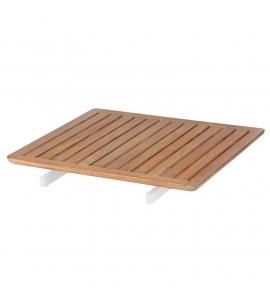 Barlow Tyrie Layout 80cm Square Bridging Table (Arctic...