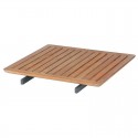 Barlow Tyrie Layout 80cm Square Bridging Table (Forge Grey )