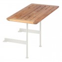 Barlow Tyrie Layout 80cm Rectangular Side Table (Arctic White)