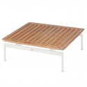 Barlow Tyrie Layout 80cm Square Low Table (Arctic White)