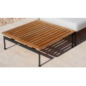 Barlow Tyrie Layout 80cm Square Low Table (Forge Grey)