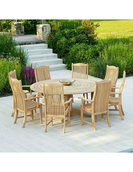 Alexander Rose Roble 8 Seater Dining Set