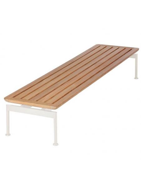 Barlow Tyrie Layout 160cm Narrow Rectangular Low Table (Arctic White)