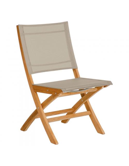 Barlow Tyrie Horizon Folding Side Chair with Titanium Sling 