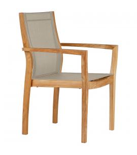 Barlow Tyrie Horizon Stacking Armchair with Titanium Sling