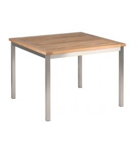Barlow Tyrie Equinox 100cm Rectangular Dining Table with Teak Top