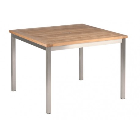 Barlow Tyrie Equinox 100cm Rectangular Dining Table with Teak Top