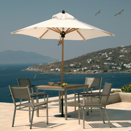 Barlow Tyrie Equinox 100cm Rectangular Dining Table with Teak Top