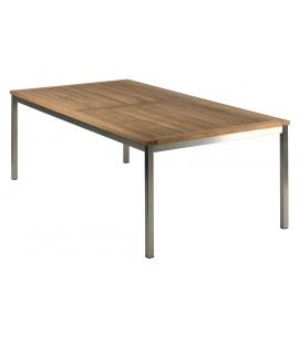 Barlow Tyrie Equinox 220cm Rectangular Dining Table with Teak Top