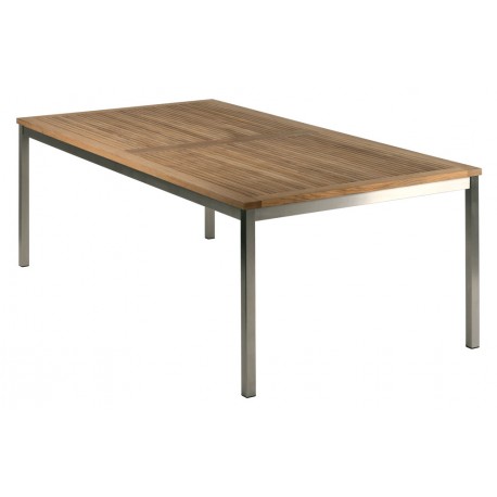Barlow Tyrie Equinox 220cm Rectangular Dining Table with Teak Top