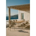 Barlow Tyrie Equinox 230cm Rectangular Extending Dining Table with Teak Top
