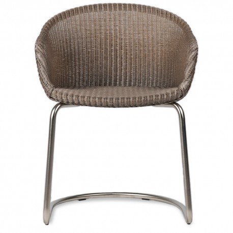 Vincent Sheppard Avril Dining Chair Black Cantilever Base