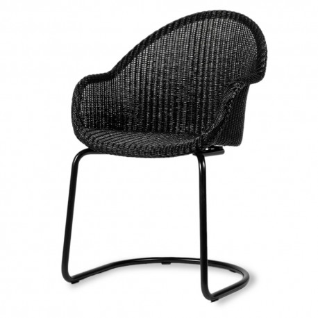 Vincent Sheppard Avril HB Dining Chair Black Cantilever Base