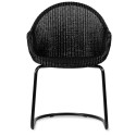 Vincent Sheppard Avril HB Dining Chair Black Cantilever Base