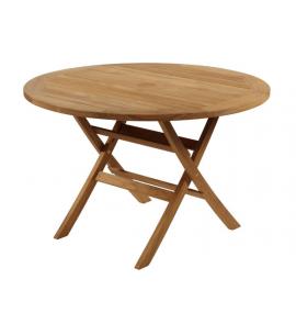 Barlow Tyrie Ascot 110cm Round Folding Teak Dining Table